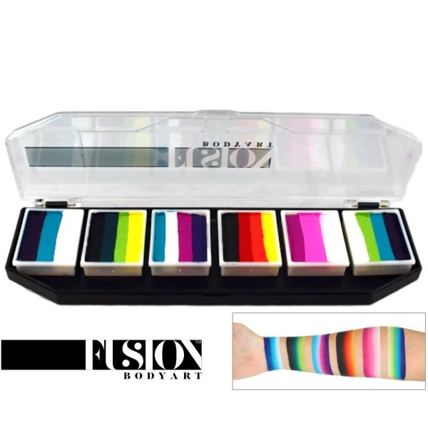 Fusion Body Art Rainbow Burst Palette (Fusion Body Art Rainbow Burst Palette)